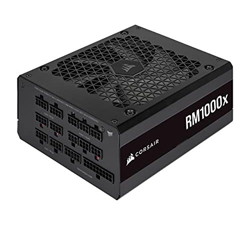 Corsair RMX Series (2021), RM1000x, 1000 Watt, Gold, Fully Modular Power Supply