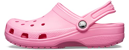 Crocs unisex adult Men's and Women's Classic (Retired Colors) Clog, Pink Lemonade, 7 Women 5 Men US