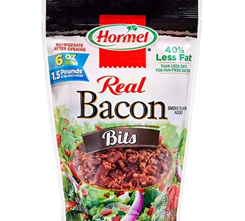 Hormel Real Bacon Bits Pouch, 6 Ounce (Pack of 6)