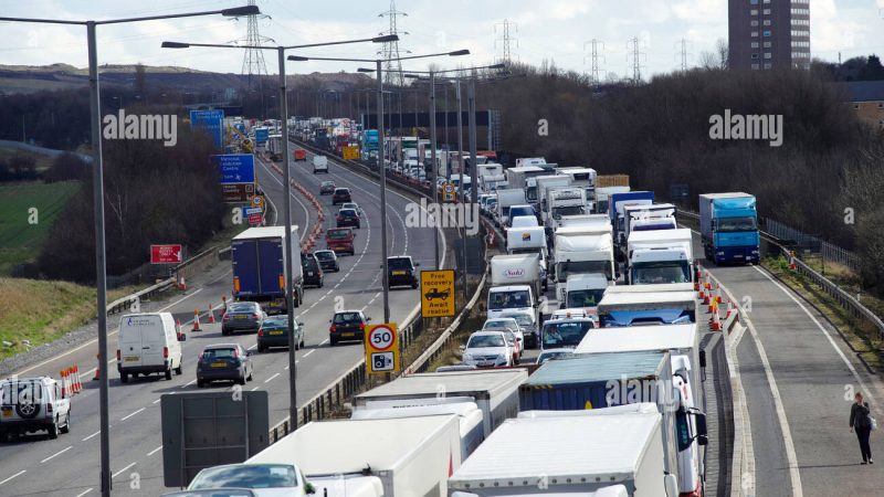 Fuel fights: Live updates as go-slow  convoys take to M54 and M6