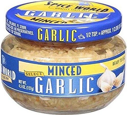 Spice World, Minced Garlic, 4.5 Oz