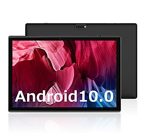 Tablet 10 Inch Android 10 Tablets, 32GB ROM 512GB Expand，6000mah Battery, Quad-Core Processor 2GB RAM Tableta, 8MP Camera WiFi GPS FM 10.1'' IPS HD Touch Screen, ZZB 10IN Tabletas.