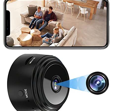 2022 Hidden Camera Detector - 1080P WiFi Camera for Home Office Security, Indoor Camera with Motion Detection Night Vision,Car Cameras for Surveillance - Size:1.2 x 1.2 x 2.1 inches A1