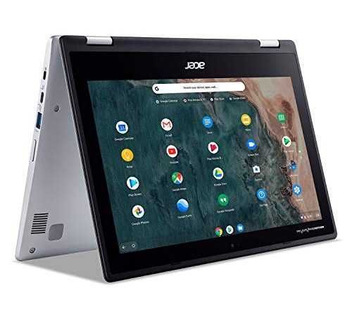 Acer Chromebook Spin 311 Convertible Laptop | Intel Celeron N4000 | 11.6" HD Touch Corning Gorilla Glass Display | 4GB LPDDR4 | 64GB eMMC | Intel 802.11ac Gigabit WiFi 5 | Chrome OS | CP311-2H-C7QD