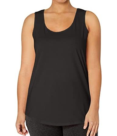 Just My Size Women's Plus-SizeJersey Shirttail Hem Tank Top