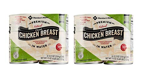Member's Mark Premium Chunk Chicken Breast (12.5 Ounce, 6 Count) Pack of 2