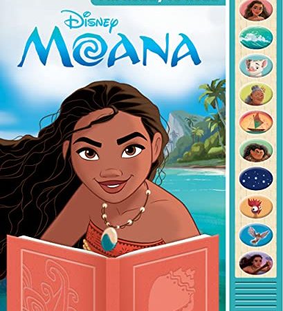 Disney Moana - I'm Ready to Read with Moana Interactive Read-Along Sound Book - Great for Early Readers - PI Kids