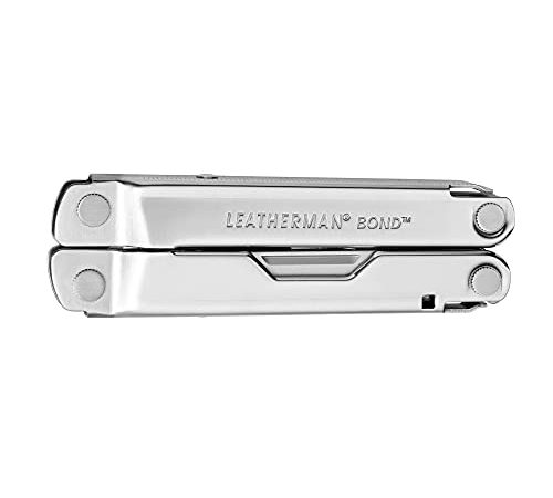 LEATHERMAN, Bond Multitool, Stainless Steel EDC Tool with 420HC Blade and Nylon Sheath, Built in the USA