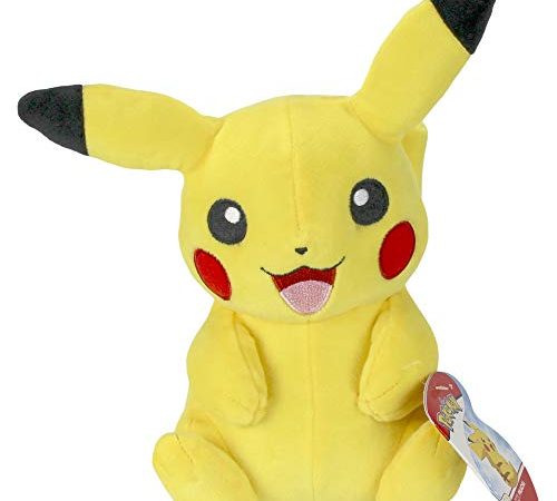 Pokemon Official & Premium Quality 8-Inch Pikachu Plush - Adorable, Ultra-Soft, Plush Toy, Perfect for Playing & Displaying - Gotta Catch ‘Em All , Yellow