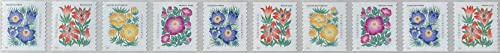 Mountain Flora Flower US First Class Forever Postage Stamps Celebrate Beauty Wedding (1 Strip of 10)