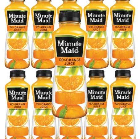 Minute Maid Orange Juice, 12oz Bottles, Pack of 10