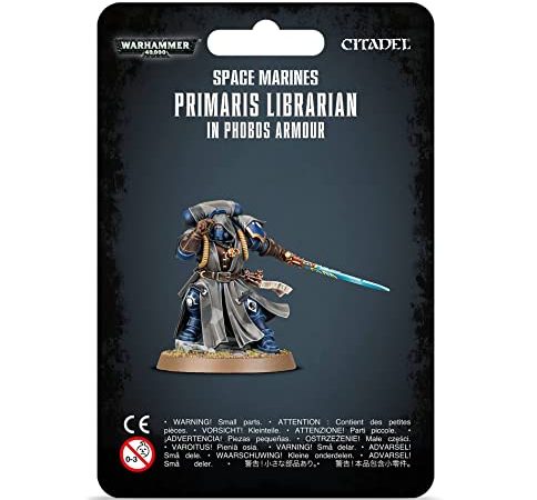 Warhammer 40K Space Marines Primaris Librarian in Phobos Armour