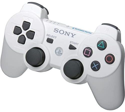 Dual Shock 3 Controller for Playstation 3 PS3 Classic White, 99013