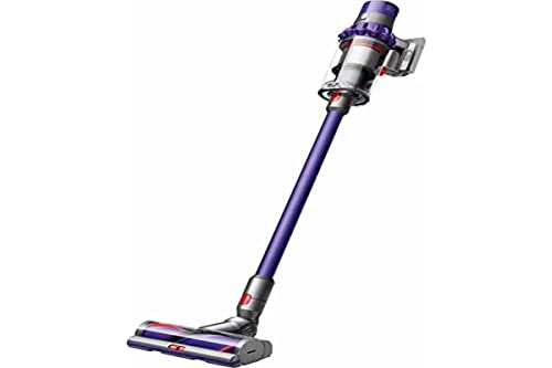 Dyson V10 Cordless Stick Vacuum Cleaner: 14 Cyclones, Fade-Free Power, Whole Machine Filtration, Hygienic Bin Emptying, Wall Mounted, Up to 60 Min Runtime, Purple