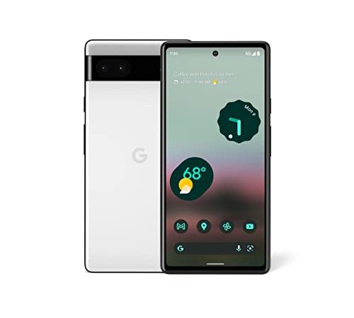 Google Pixel 6a - 5G Android Phone - Unlocked Smartphone with 12 Megapixel Camera and 24-Hour Battery - Chalk