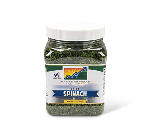Mother Earth Products Dehydrated Spinach Jar