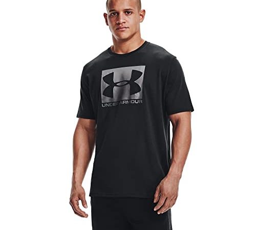 Under Armour Men's Boxed Sportstyle Short-Sleeve T-Shirt , Black (001)/Graphite , Large