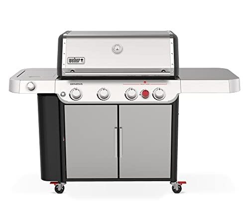 Weber Genesis S-435 Liquid Propane Gas Grill, Stainless Steel